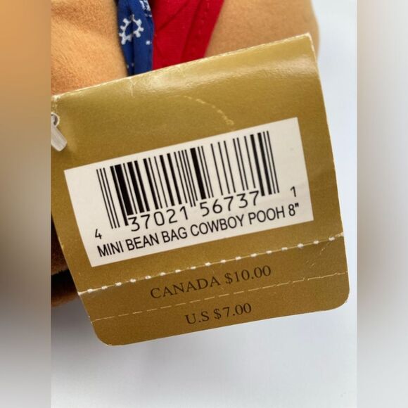 DISNEY Cowboy Winnie The Pooh Mickey Mouse Lot of 3 Plush Stuffed Animal - Picture 4 of 16